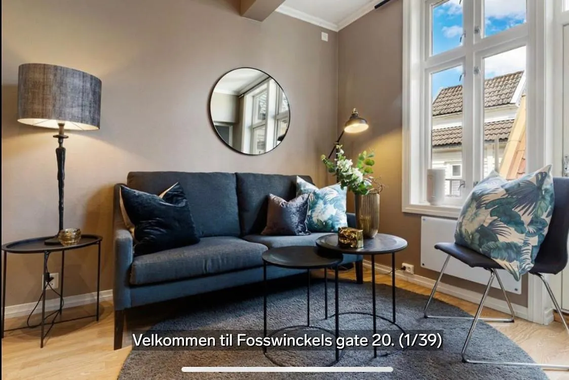 Apartament Koselig Bygardsleilighet I Bergen Sentrum
